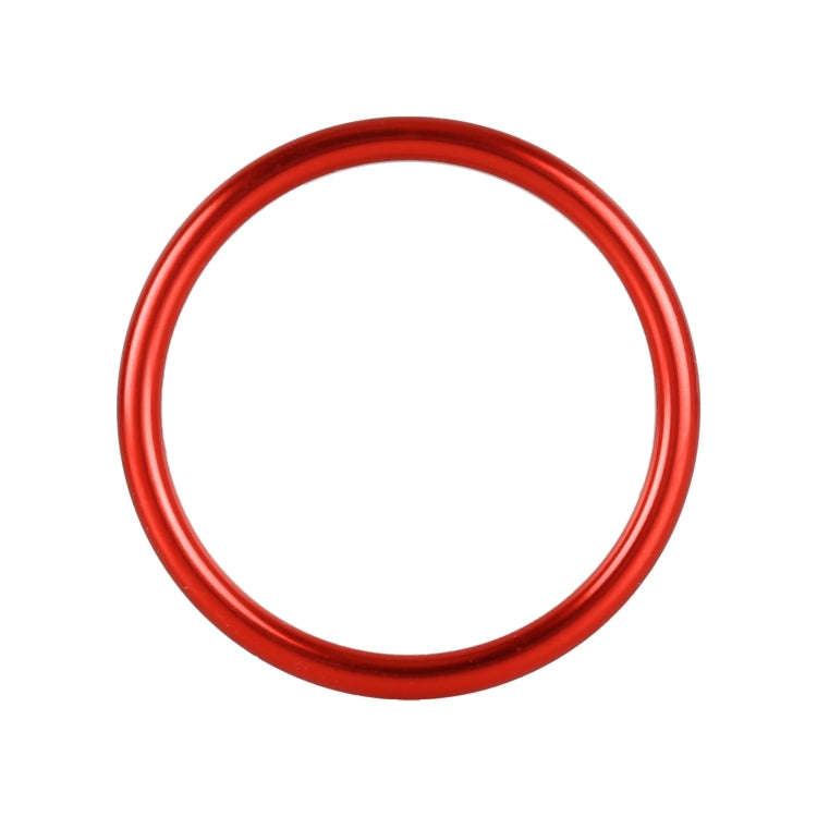 4 PCS / Set Air Conditioning Vent Metal Decorative Ring for Audi A1(Red)