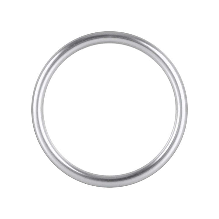 4 PCS / Set Air Conditioning Vent Metal Decorative Ring for Audi A1(Silver)