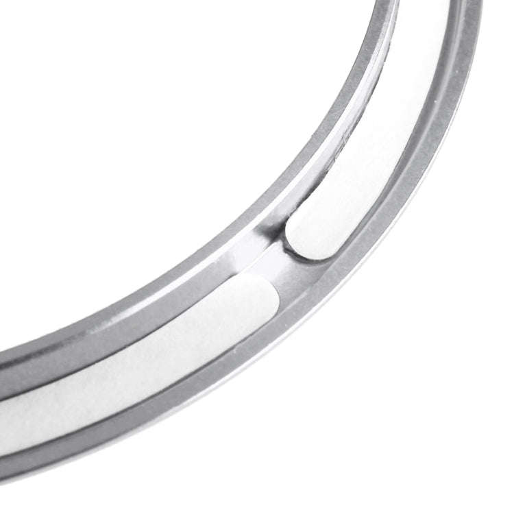 4 PCS / Set Air Conditioning Vent Metal Decorative Ring for Audi A1(Silver)