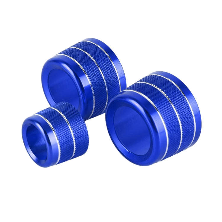 3 PCS / Set Air Conditioning Knob Metal Decorative Ring for BMW X3 / X4 / 5 Series / 7 Series / 6...