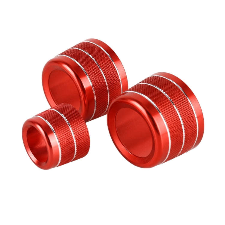 3 PCS / Set Air Conditioning Knob Metal Decorative Ring for BMW X3 / X4 / 5 Series / 7 Series / 6...