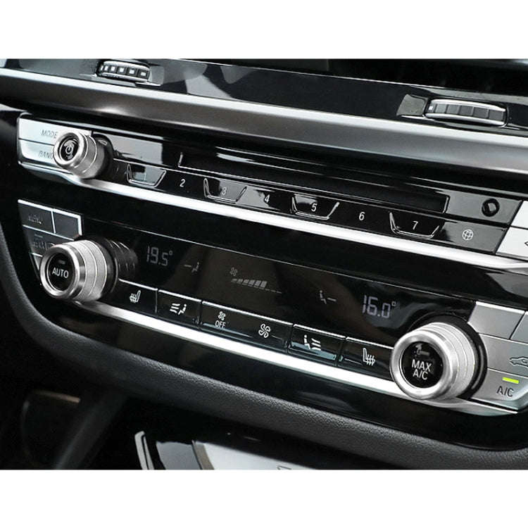 3 PCS / Set Air Conditioning Knob Metal Decorative Ring for BMW X3 / X4 / 5 Series / 7 Series / 6...