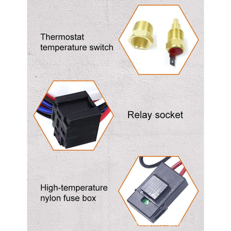 Car Fan Radiator Repair Parts Temperature Sensor Cooling Fan Thermostat