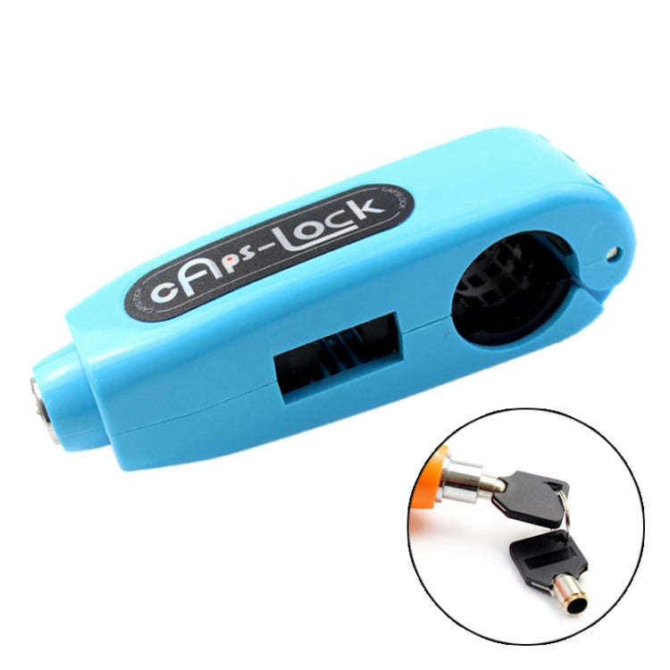 Motorcycles Handle Anti-theft Lock Horn Lock (Blue)