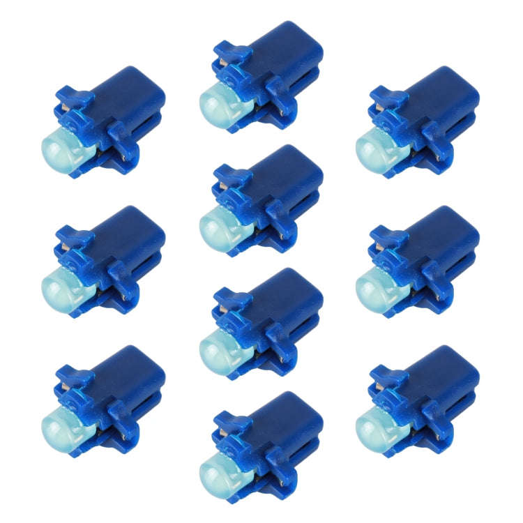 10 PCS B8.3 0.2W DC12V Wedge Instrument Panel COB LED Light Dashboard Gauge Cluster Indicator Lam...