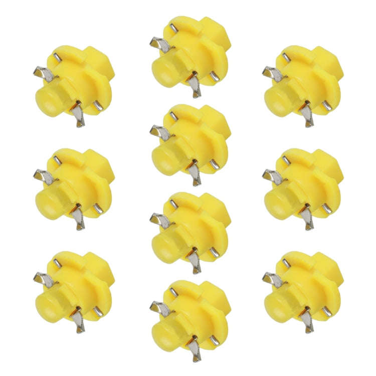 10 PCS B8.4 0.2W DC12V Wedge Instrument Panel COB LED Light Dashboard Gauge Cluster Indicator Lam...