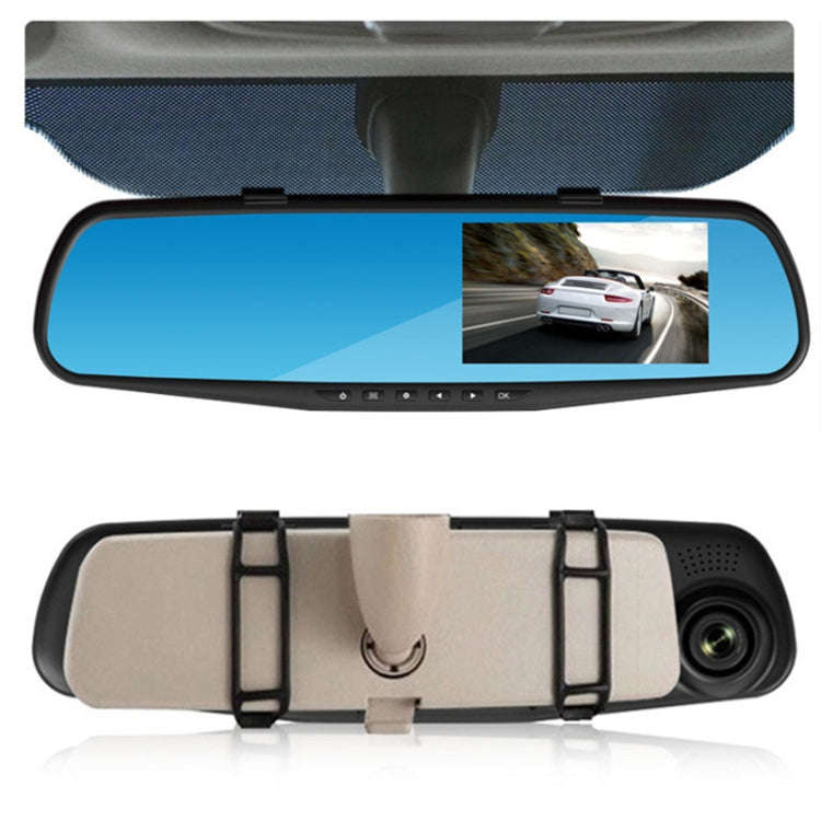 VS6 Car 4.3-inch Dual-lens HD Night Vision Driving Recorder Support Parking Monitoring / Motion D...