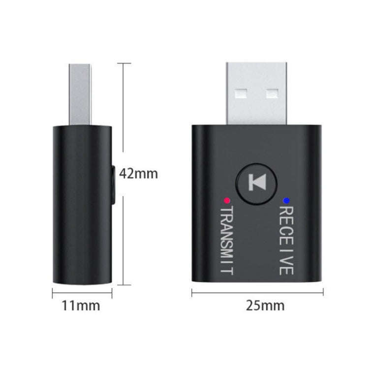 M188 Car Bluetooth Transmitter Receiver with Microphone Support Hands-free Call