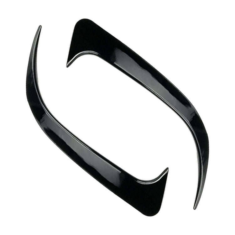 Car Rear Bumper Wind Knife Blade Decoration Sticker for Mercedes-Benz CLA200/220/250/260 (Black)