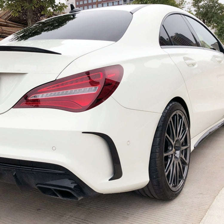 Car Rear Bumper Wind Knife Blade Decoration Sticker for Mercedes-Benz CLA200/220/250/260 (Carbon ...