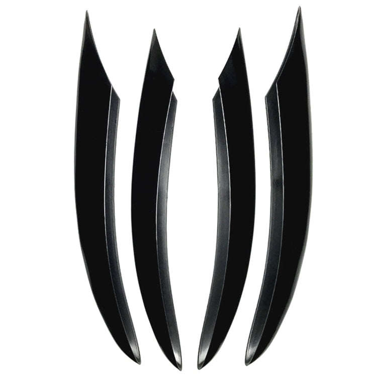 Car Air Inlet Grille Decoration Sticker Strip for Mercedes-Benz C Class C180L/C260L/C300L (Black)