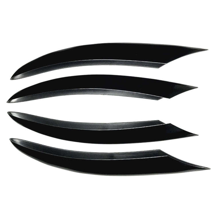 Car Air Inlet Grille Decoration Sticker Strip for Mercedes-Benz C Class C180L/C260L/C300L (Black)