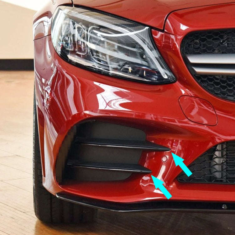 Car Air Inlet Grille Decoration Sticker Strip for Mercedes-Benz C Class C180L/C260L/C300L (Carbon...