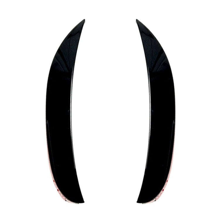 Car Front Wind Knife Decoration Sticker Strip for Mercedes-Benz C Class C180L/C260L/C300L (Black)