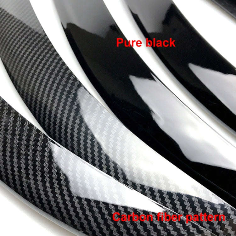 Car Front Wind Knife Decoration Sticker Strip for Mercedes-Benz C Class C180L/C260L/C300L (Black)