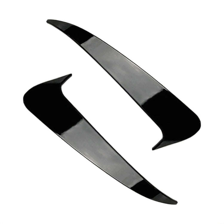 Car Rear Bumper Air Outlet Wind Knife Blade Decoration Sticker Strip for Mercedes-Benz C Class W2...