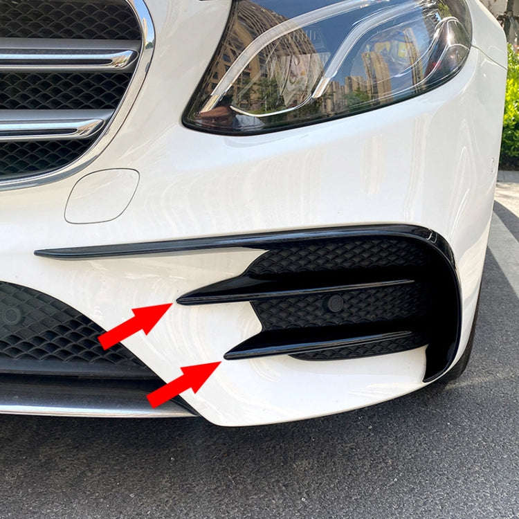 Car Front Bumper AMG Air Inlet Grille Decoration Sticker Strip for Mercedes-Benz E Class W213 201...