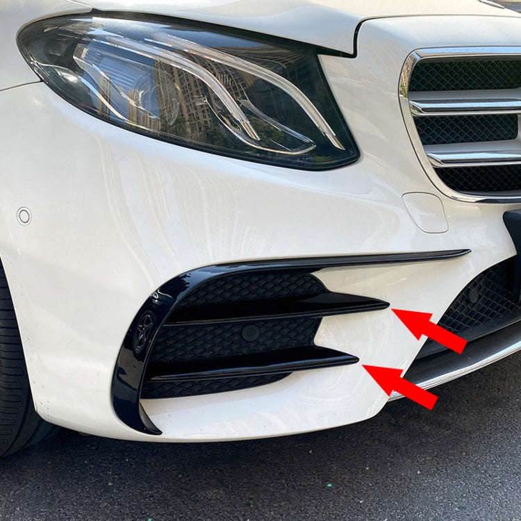 Car Front Bumper AMG Air Inlet Grille Decoration Sticker Strip for Mercedes-Benz E Class W213 201...
