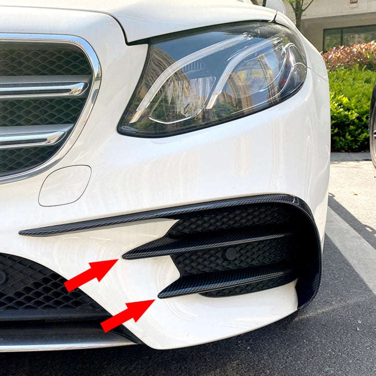 Car Front Bumper AMG Air Inlet Grille Decoration Sticker Strip for Mercedes-Benz E Class W213 201...