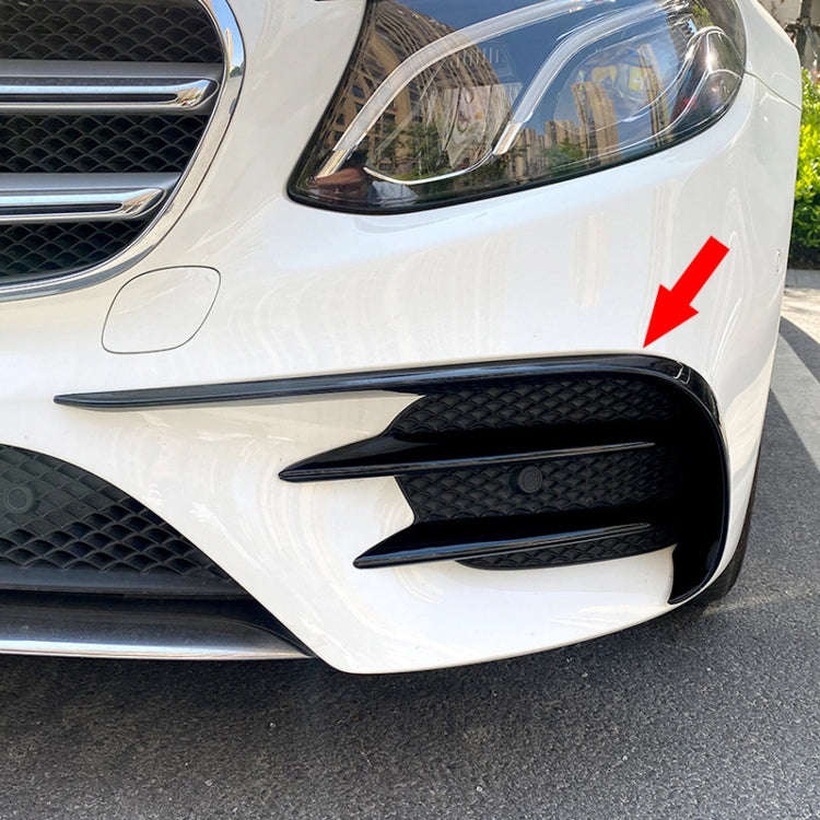 Car Front Wind Knife Decoration Sticker Strip for Mercedes-Benz E Class W213 2016-2020/E200/E260/...
