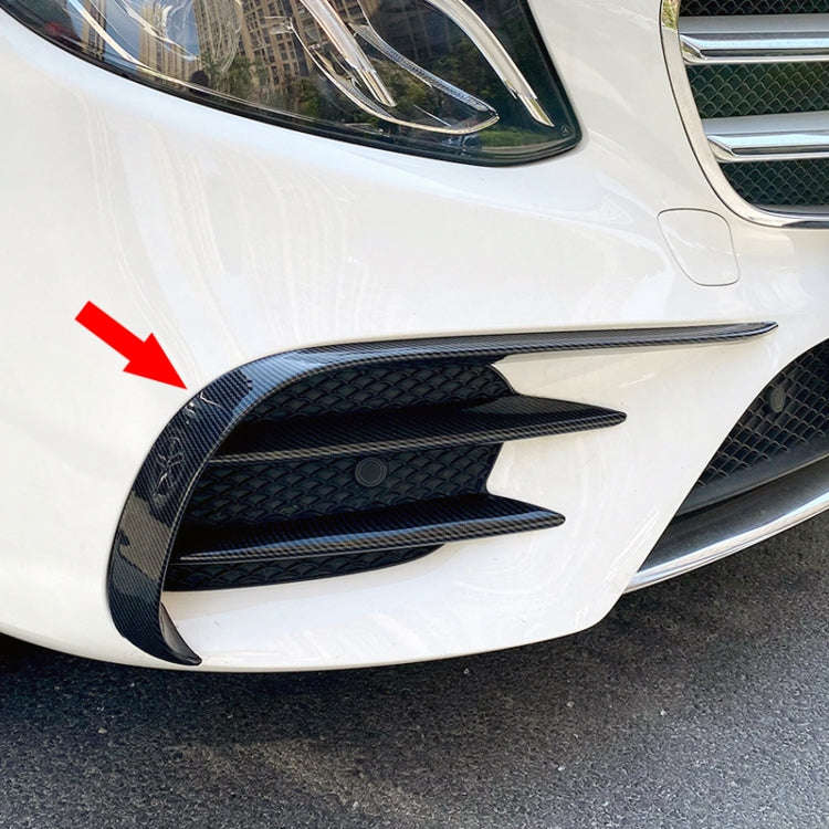 Car Front Wind Knife Decoration Sticker Strip for Mercedes-Benz E Class W213 2016-2020/E200/E260/...