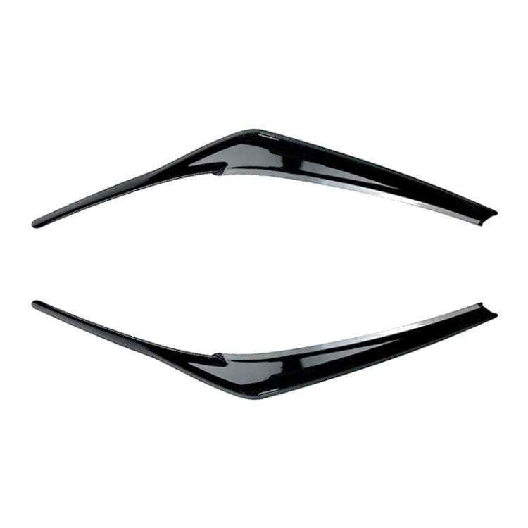 Car Headlight Eyebrow Decoration Sticker for Toyota Camry 2018+ (Black)