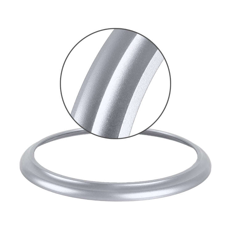 2 PCS Car Air Conditioner Air Outlet Decorative Ring for Subaru BRZ Outback / Toyota 86(Silver)