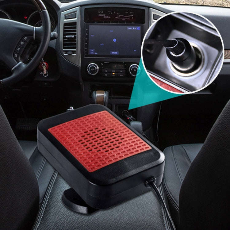 12V Car Hollow Heater Multifunctional Front Windshield Defroster and Demister(Red)