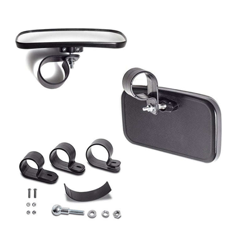 Universal For All-terrain Vehicles Central Rearview Mirror Side Mirror Combination Set For UTV / ATV