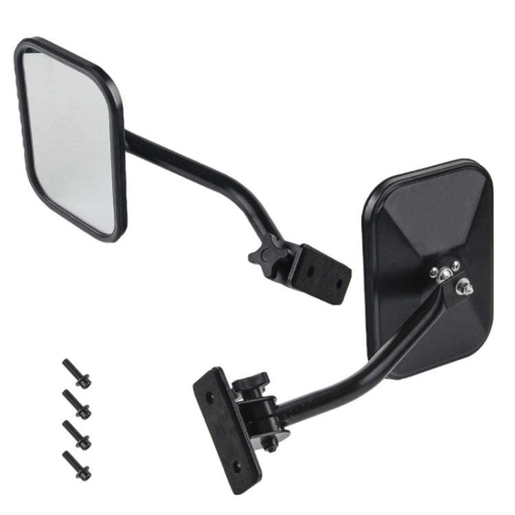 SF-JP-003 Pair  Car Side Door Rearview Mirror Adjustable Shape Angle Lens Blind Spot Exterior Mir...