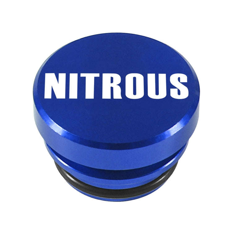 2 PCS Car / Motorcycle NITROUS Letter Metal Cigarette Lighter Dust Cover