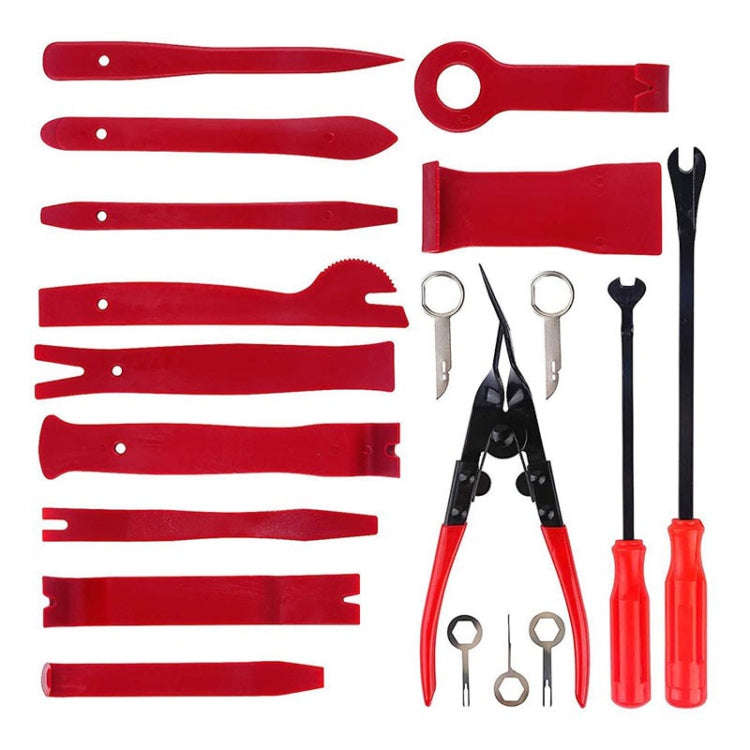 19 in 1 Car Audio Disassembly Tool Interior Disassembly Modification Tool (Red)