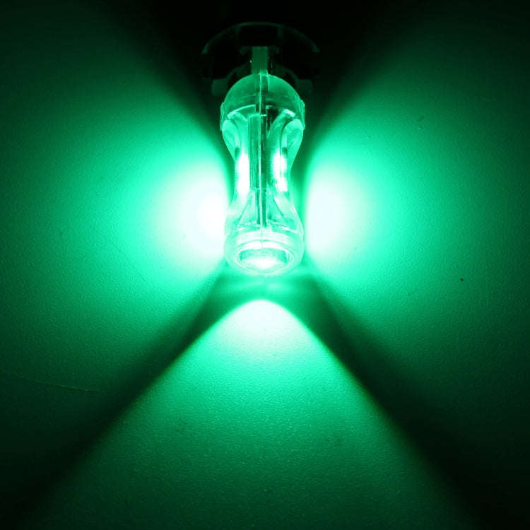 10 PCS T10 DC12V / 1W Car Clearance Light 5LEDs SMD-3030 Lamp Beads (Green Light)