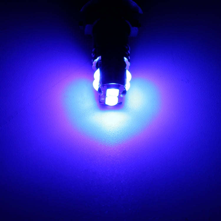 4 PCS T10 DC12V / 2W Car Clearance Light 10LEDs SMD-3030 Lamp Beads (Blue Light)