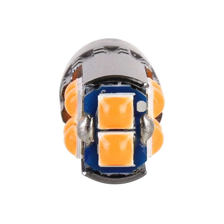 4 PCS T10 DC12V / 2W Car Clearance Light 10LEDs SMD-3030 Lamp Beads (Yellow Light)