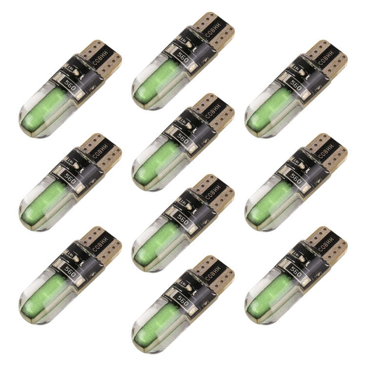 10 PCS T10 DC12V / 1W Car Clearance Light COB Lamp Beads (Ice Blue Light)