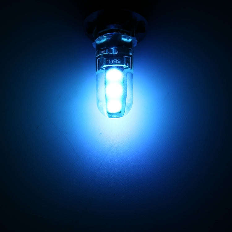 10 PCS T10 DC12V / 1W Car Clearance Light COB Lamp Beads (Ice Blue Light)