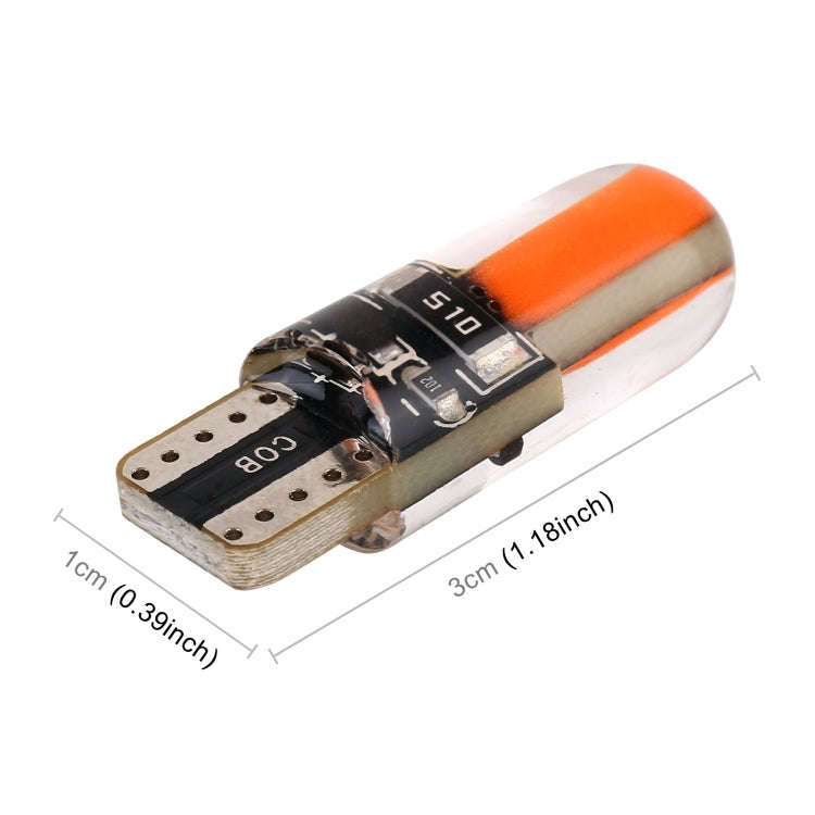 10 PCS T10 DC12V / 1W Car Clearance Light COB Lamp Beads (Red Light)