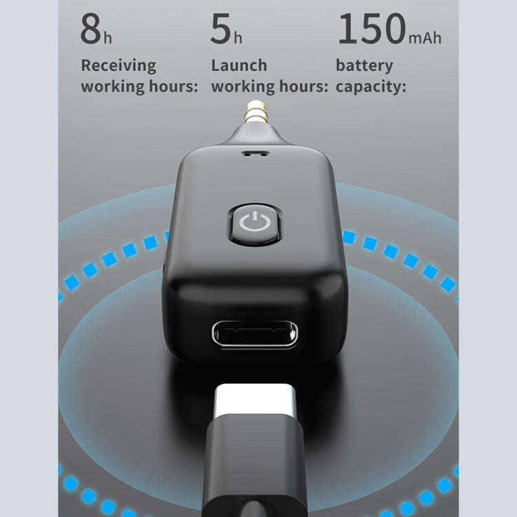 A60 3 in 1 Car Bluetooth Receiver Transmitter 3.5AUX Hands-free Call