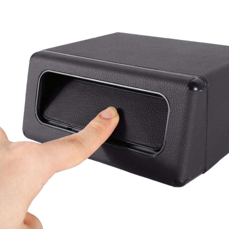 Car Plastic Trash Can Large Capacity Interior Accessories Box (Black)