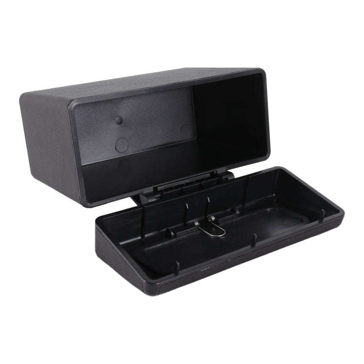 Car Plastic Trash Can Large Capacity Interior Accessories Box (Black)
