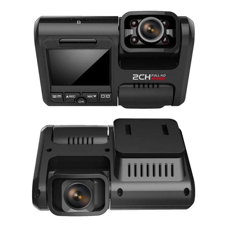 Z30 WiFi Dual-lens HD 2160P Non-light Night Vision 360-degree Panoramic Driving Recorder, GPS Ver...