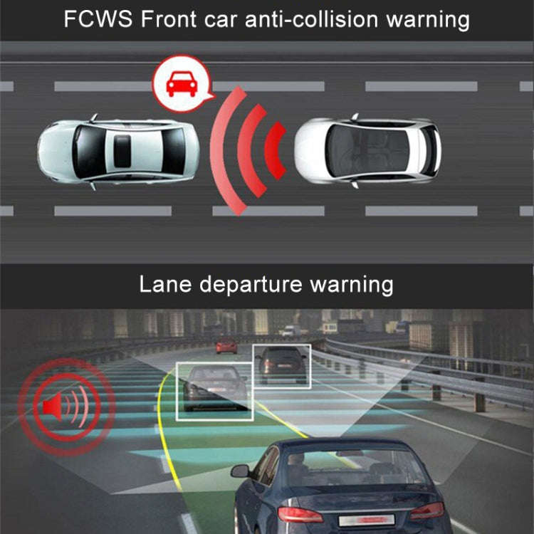 Z30 WiFi Dual-lens HD 2160P Non-light Night Vision 360-degree Panoramic Driving Recorder, GPS Ver...