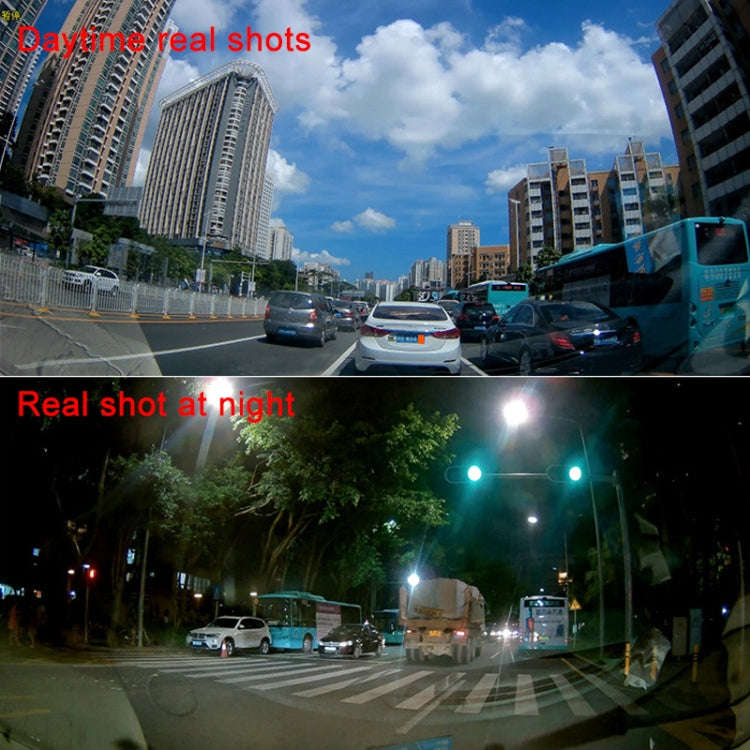Z30 WiFi Dual-lens HD 2160P Non-light Night Vision 360-degree Panoramic Driving Recorder, GPS Ver...