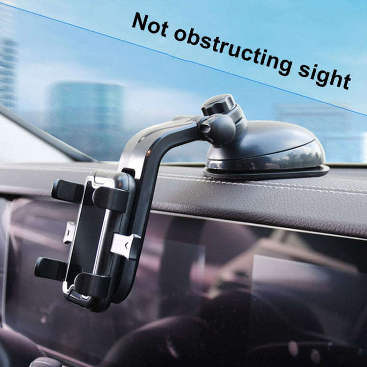 Universal Car Sucker Mobile Phone Holder (Black)