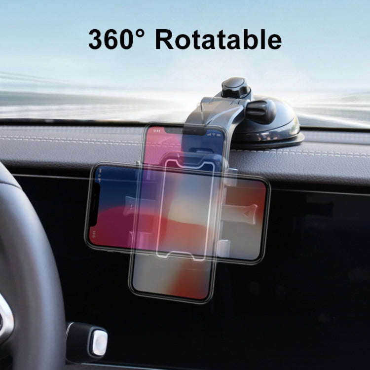 Universal Car Sucker Mobile Phone Holder (Black)