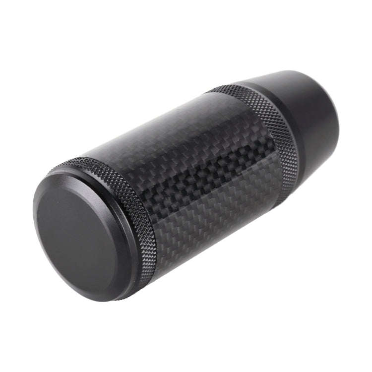 Universal Car Carbon Fiber Metal Gear Shift Knob(Black)