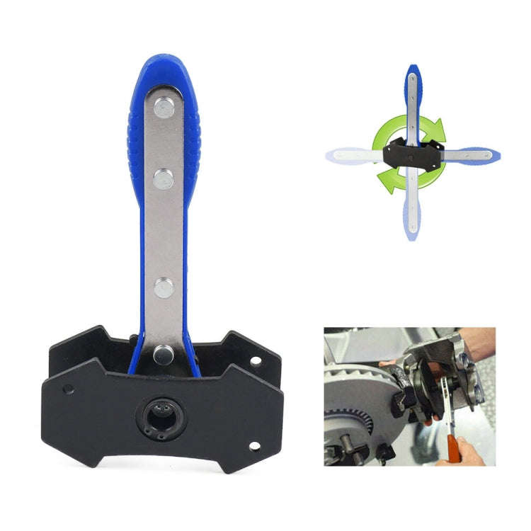 Car Ratchet Brake Piston Spreader Caliper Pad (Blue)