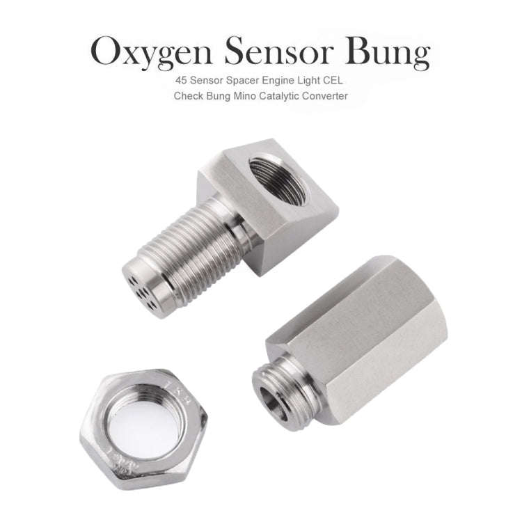 Car 45 Degree Oxygen Sensor M18x1.5 Adapter
