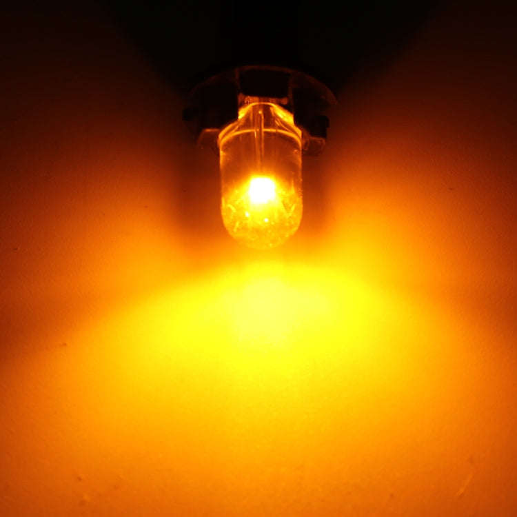 50 PCS T10 DC12V / 0.3W Car Clearance Light COB Lamp Beads(Yellow Light)